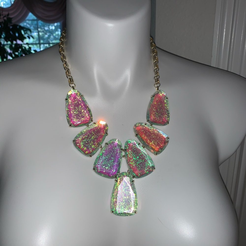 NWT Kendra Scott Iridescent Dichroic Foil Harlow